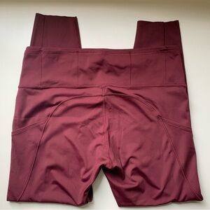 Maroon Lululemon leggings